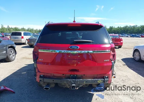 2018 Ford Explorer Xlt z USA, uszkodzony, nr VIN 1FM5K8D86JGA74784